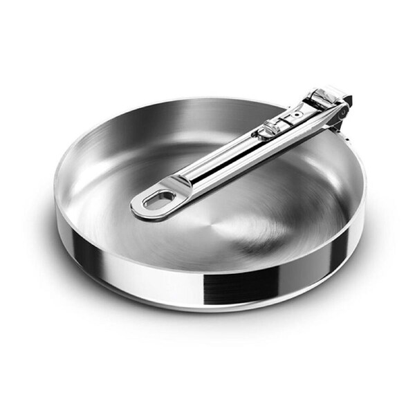 Joseph Space Saving 20c Frying Pan W/ Foldable Handle Stainless Steel