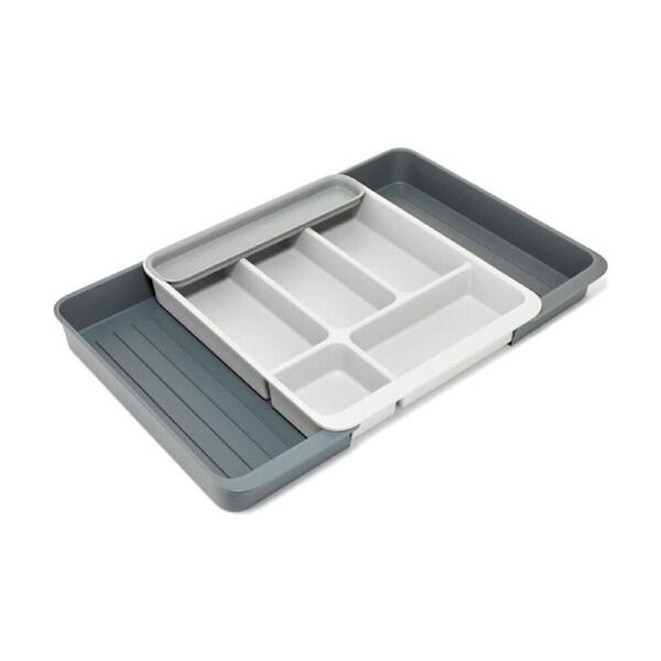 Joseph DrawerStore Expanding Cutlery Tray Kitchen Storage Organizer Stone