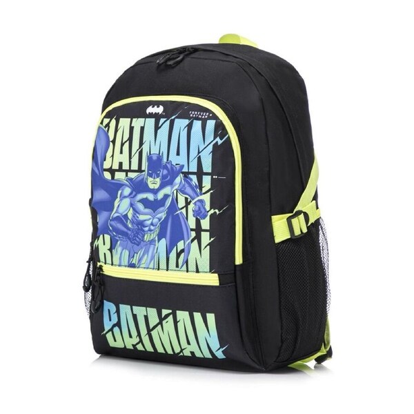 Batman Warner Brothers Teen Backpack Kids School Bag 44cm Black