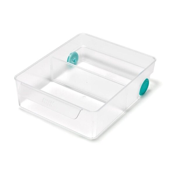 Joseph FridgeStore Extra Large Fridge Storage Caddy On Wheels Clear