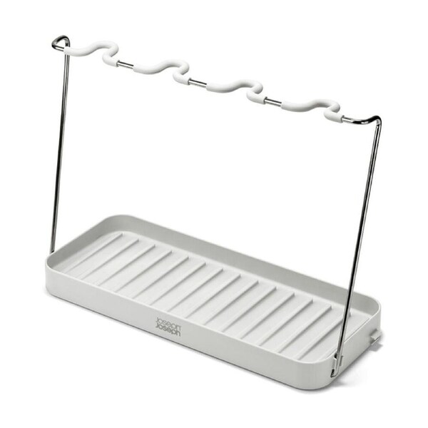 Joseph DrySmart Wine Glass Drying Rack Kitchen Organiser Stone