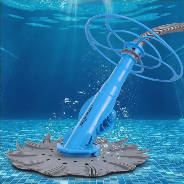 Aqua Buddy Pool Cleaner Automatic Vacuum Swimming Pool Floor Climb Wall Grey