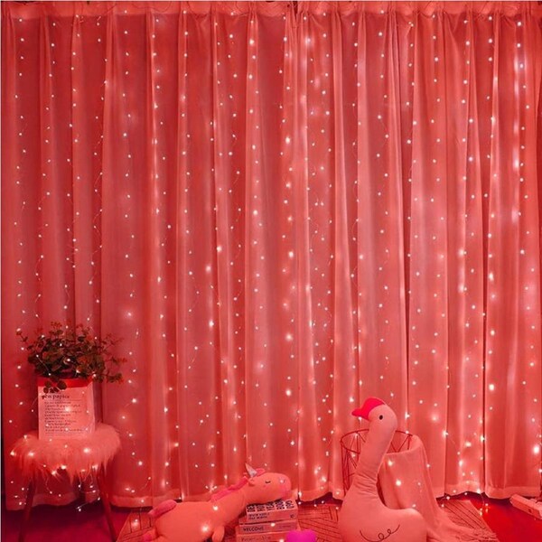 Nevenka String Lights 3x3M 300 LED for Wedding Christmas Decor-Red