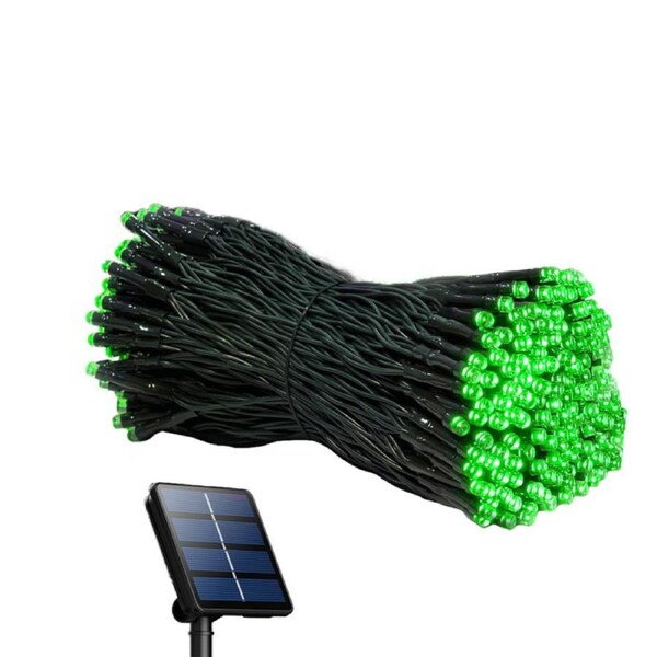 Nevenka Solar String Lights 32m Outdoor Waterproof Garden Patio Decor-Green