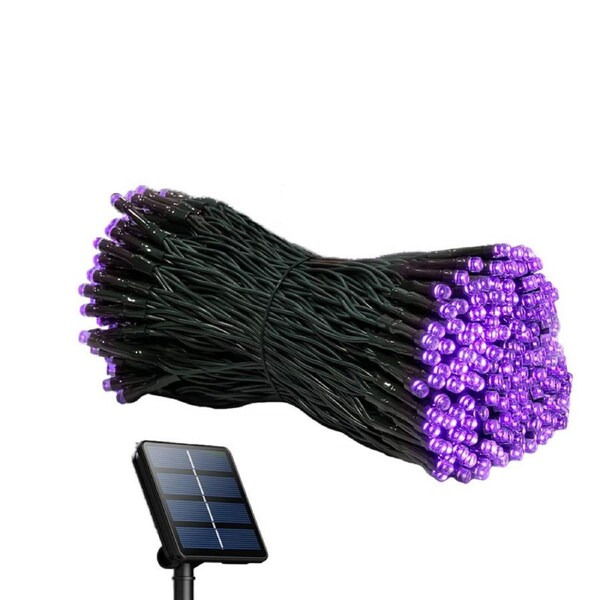 Nevenka Solar String Lights 32m Outdoor Waterproof Garden Patio Decor-Purple