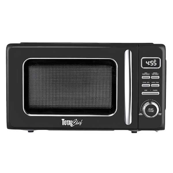 Total Chef Retro Microwave 25L Black