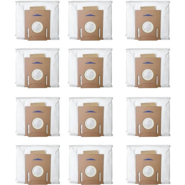 12x Bags for Ecovacs Deebot T9+/N8+/N8 PRO+/T8+/T8 AIVI+/N10 PLUS Robot Vacuum Cleaners