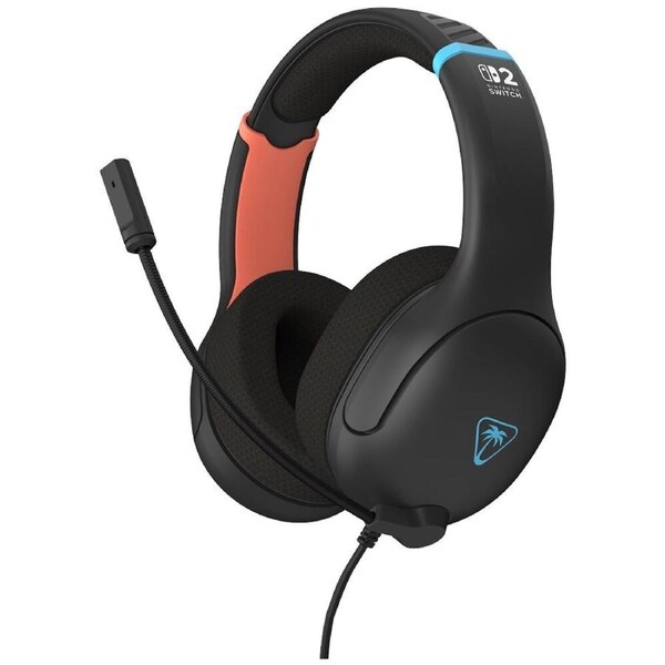 Turtle Beach Airlite Fit Nintendo Switch 2 Wired Gaming Headset Charcoal Black