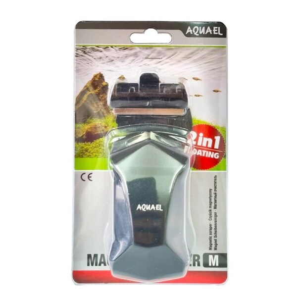 Aquael Magnet Glass Cleaner & Scraper 2-in-1 Med (102083)
