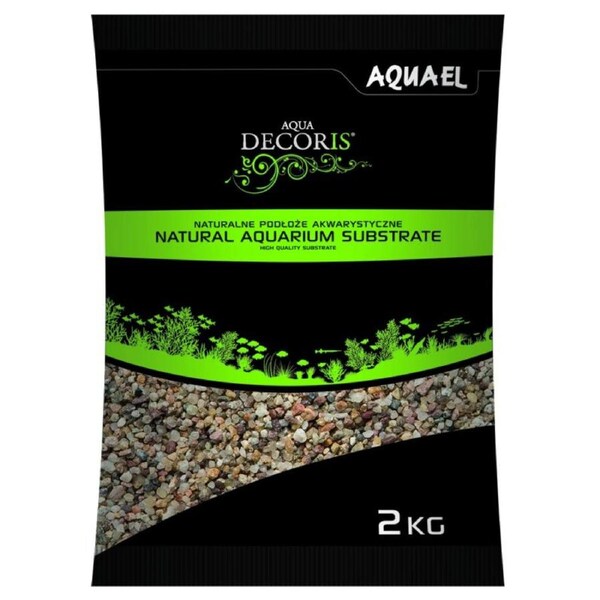 Aquael Multicolor Gravel 1.4-2mm 2kg (102388)