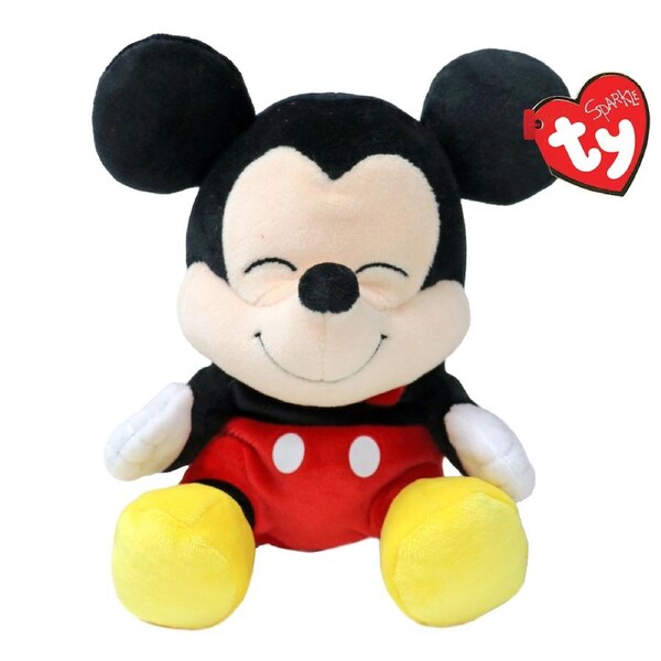 TY Beanie Babies Regular Disney Mickey Mouse Plush