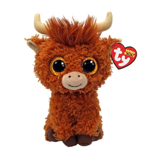 TY Beanie Boos Regular Alfie the Highland Cow Plush