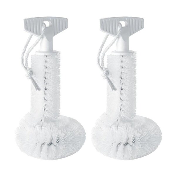 2PK White Magic Air Fryer Cleaning Brush Scrub Universal Fit - White