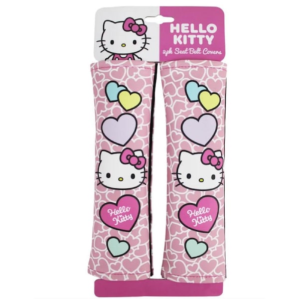 Hello Kitty Seat Belt Covers 2 Pack