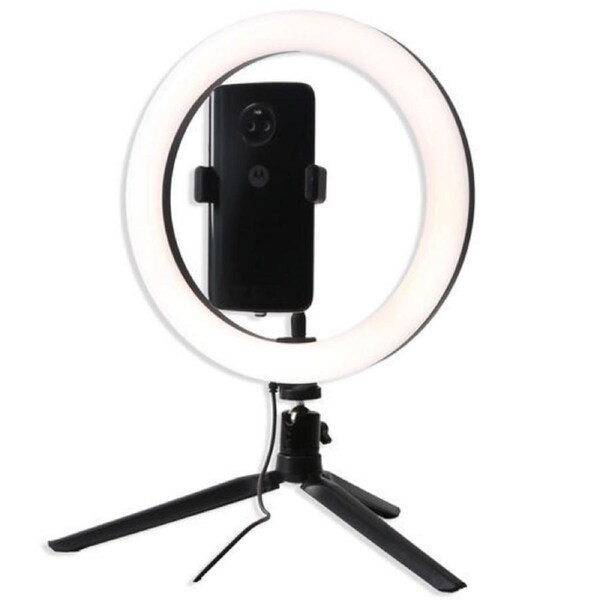 Celestra SELF-10 LED 260mm 10w Selfie Ring Light&Desk Stand with 3 Colour Modes