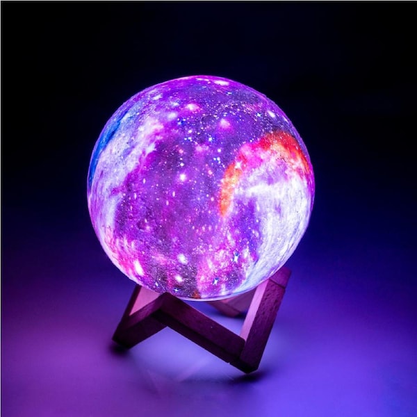 Lil' Dreamers Touch Lamp Galaxy Moon
