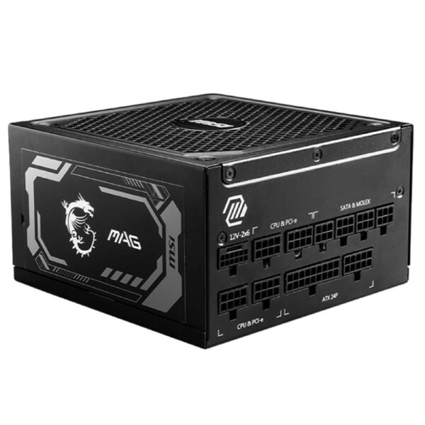MSI MAG 1000W 80+ Gold Fully Modular PCIe 5.1 ATX 3.1 Power Supply (MAG A1000GL PCIE5)