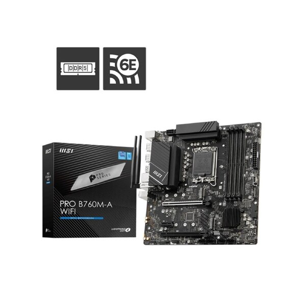 MSI PRO B760M-A WIFI MOTHERBOARD