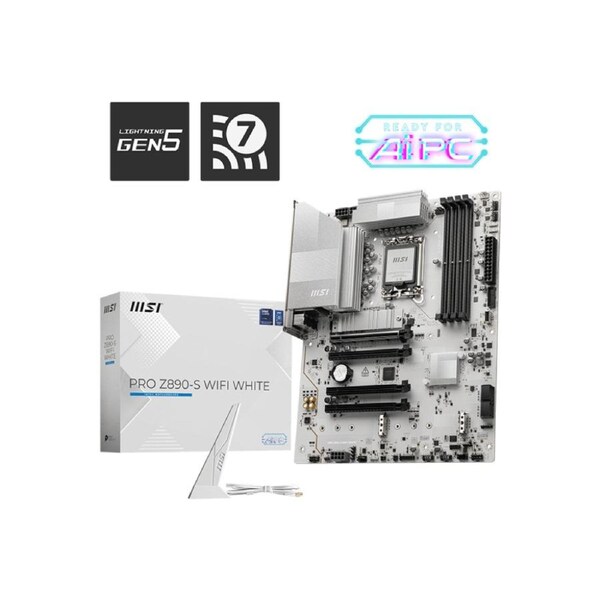 MSI PRO Z890-S WIFI WHITE MOTHERBOARD
