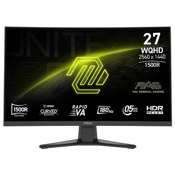 27" MSI MAG 275CQF E18 (WQHD) GAMING MONITOR