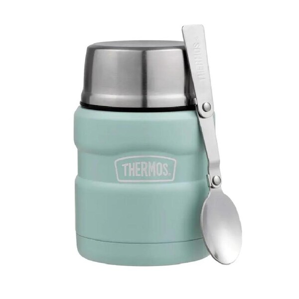 Thermos 470ml Food Jar With Spoon - Powder Blue