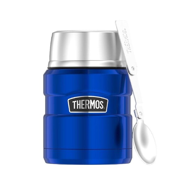 Thermos 470ml Food Jar With Spoon - Royal Blue