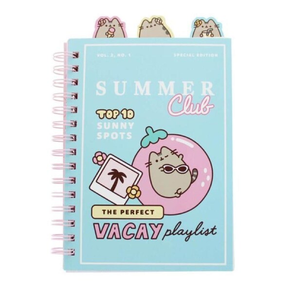 Pusheen The Cat Tropical Vacation A4 Project Notebook