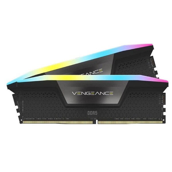 Corsair Vengeance RGB 32GB (2x16GB) DDR5 UDIMM 6000MHz C36 1.4V Desktop Gaming Memory Black Mac