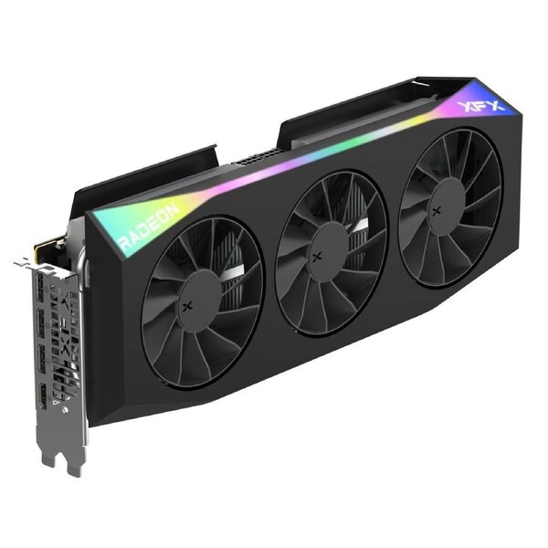 XFX Mercury AMD Radeon RX 9070XT OC Gaming Edition with RGB 16GB GDDR6, HDMI 3xDP, AMD RDNA 4 (RX-97TRGBBB9)