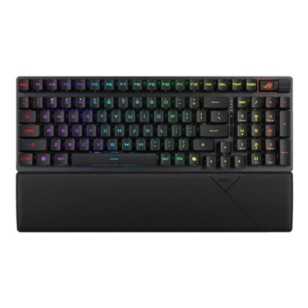 ASUS ROG Strix Scope II 96 RX Wireless Keyboard- Black, USB-C / BT 5.1 / 2.4GHz, RGB Per-Key, NKRO, 8000Hz, 2m Cable, AURA Sync