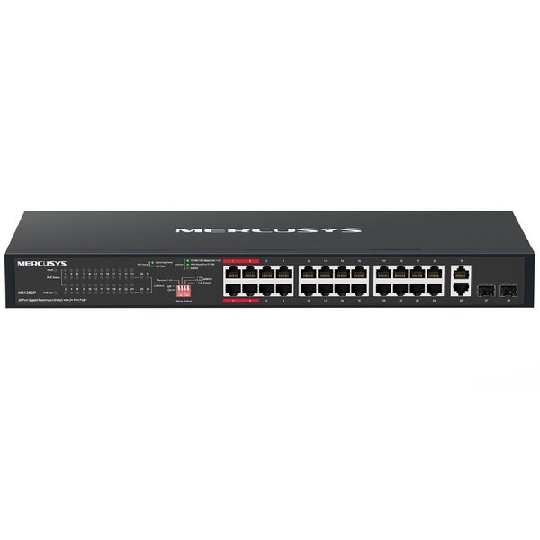 Mercusys MS128GP 28-Port Gigabit Rackmount Switch with 24-Port PoE+