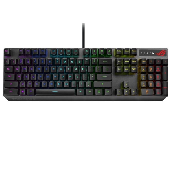 ASUS XA05 ROG STRIX SCOPE RX Blue Switch Optical Gaming Keyboard for FPS, RGB
