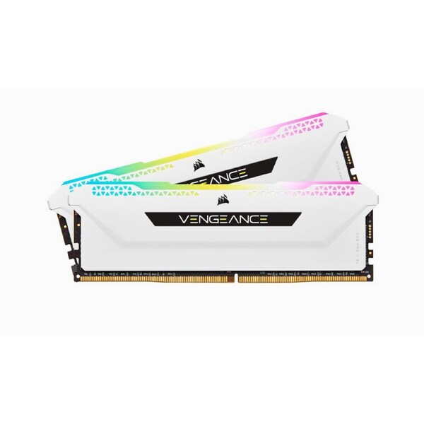Corsair Vengeance RGB PRO SL 32GB (2x16GB) DDR4 3200Mhz C16 White Heatspreader