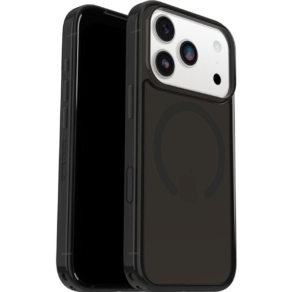 OtterBox Symmetry Clear MagSafe Apple iPhone 17 Pro (6.3') Black Mist (Clear/Black) - (77-98851), DROP+ 3X Military Standard, 7 Years Warranty