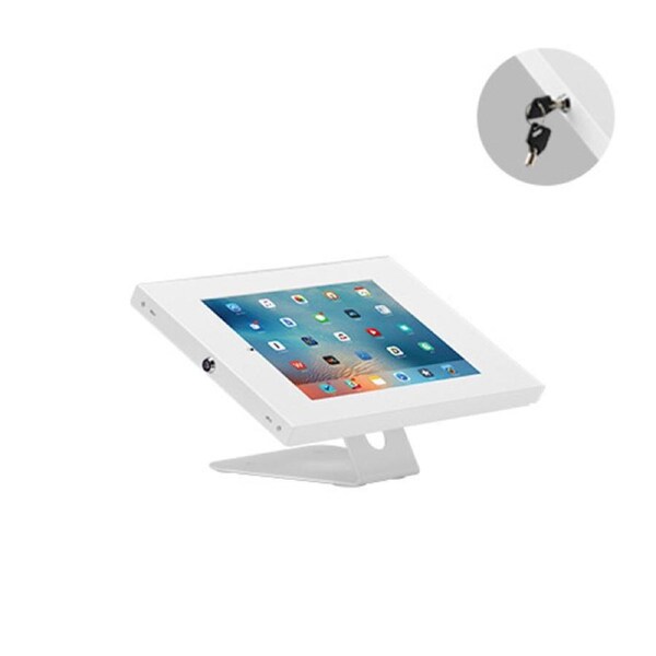 Brateck Anti-Theft Wall-Mounted/Countertop Tablet Holder Fit most 9.7' to 11' tablets( iPad, iPad Air, iPad Pro, - White 343x206x186mm LS
