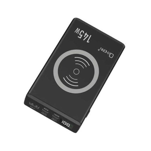 Oxhorn USB C PD Laptop Power Bank 145w 20,000mAh 2 USB-C 1 USB-A Wireless Charge PD3.0 QC4.0 for Macbook, HP,Tablet. Smartphone, Camera Save on plane