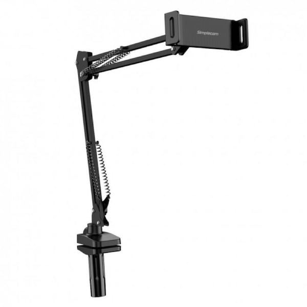 (LS)Simplecom CL516 Foldable Long Arm Stand Holder for Phone and Tablet (4'-11')