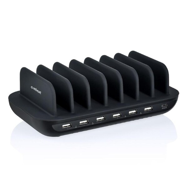 mbeat Gorilla Power 60W 7 Port USB-C & USB Charging Station 6 USB-A 1 USB-C PD Output Power: Total 60W Product Weight: 0.66kg