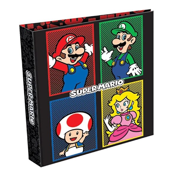 Super Mario 4 Colour A4 Ring Binder