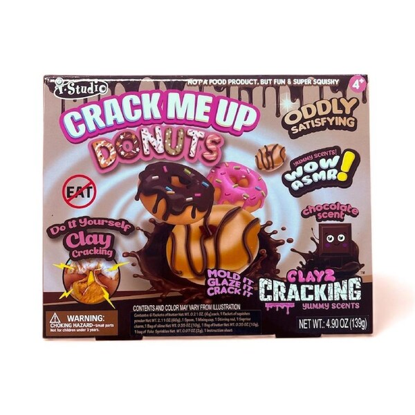 Crack Me Up Donuts Squish Slime Kit