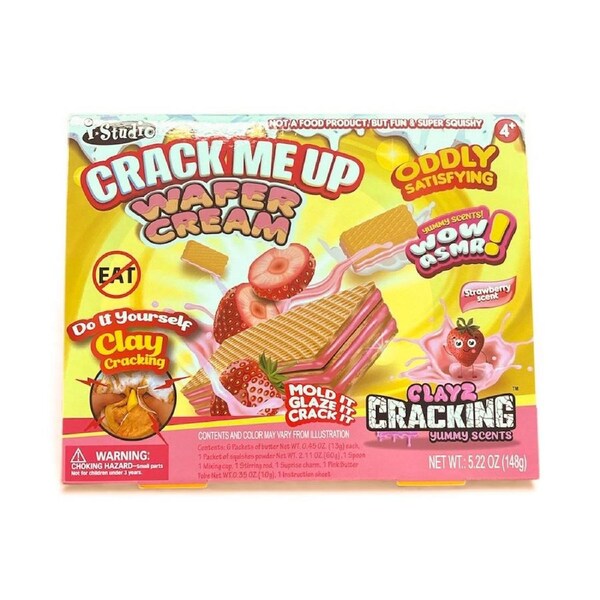Crack Me Up Wafer Cream Squish Slime Kit