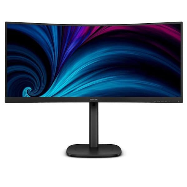 Philips 34B2U3600C 34in 21:9 WQHD 3440 x 1440 VA Curved Business Monitor 4ms 60Hz HDMI 2.0 DP 1.4 USBC Height Swivel Tilt 4 Year Warranty