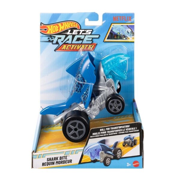 Hot Wheels Let's Race Activate! Shark Bite Diecast Vehicle