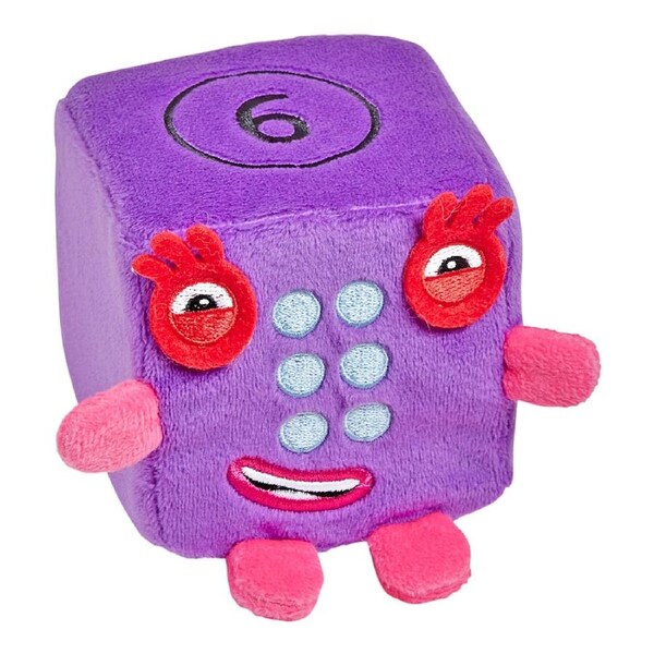 Numberblocks Blocklets Number Six Mini Plush