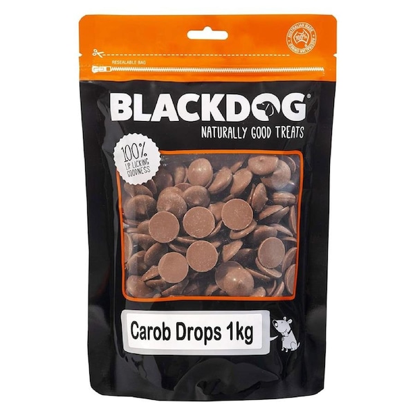 Blackdog 1kg Carob Drops Dog Treats - DTB0395