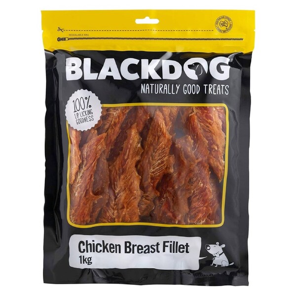 Blackdog 1kg Chicken Breast Dog Treats - DTB0410