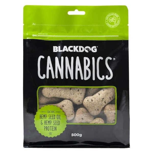 Blackdog 500g Cannabics Dog Biscuits - DTB0765