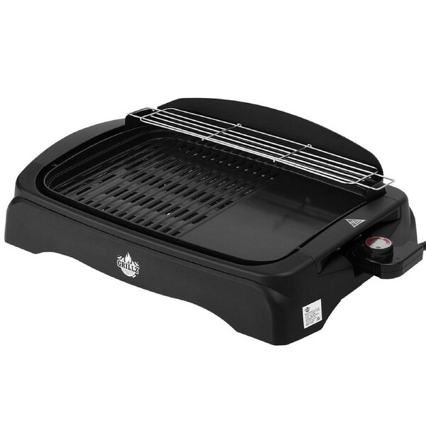1950W Electric BBQ Grill Smokeless Non Stick Plate Indoor Outdoor 4 6 People