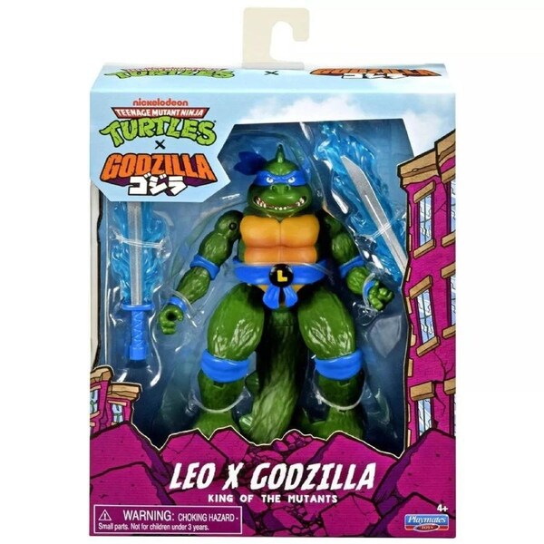 Teenage Mutant Ninja Turtles X Godzilla Leo X Godzilla Action Figure