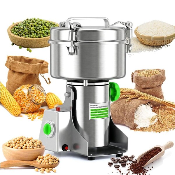 Advwin 2000G Electric Dry Food Grinder Machine, 3000W Grain Mill Grinder,